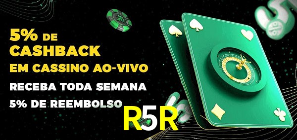 Promoções do cassino ao Vivo R5R